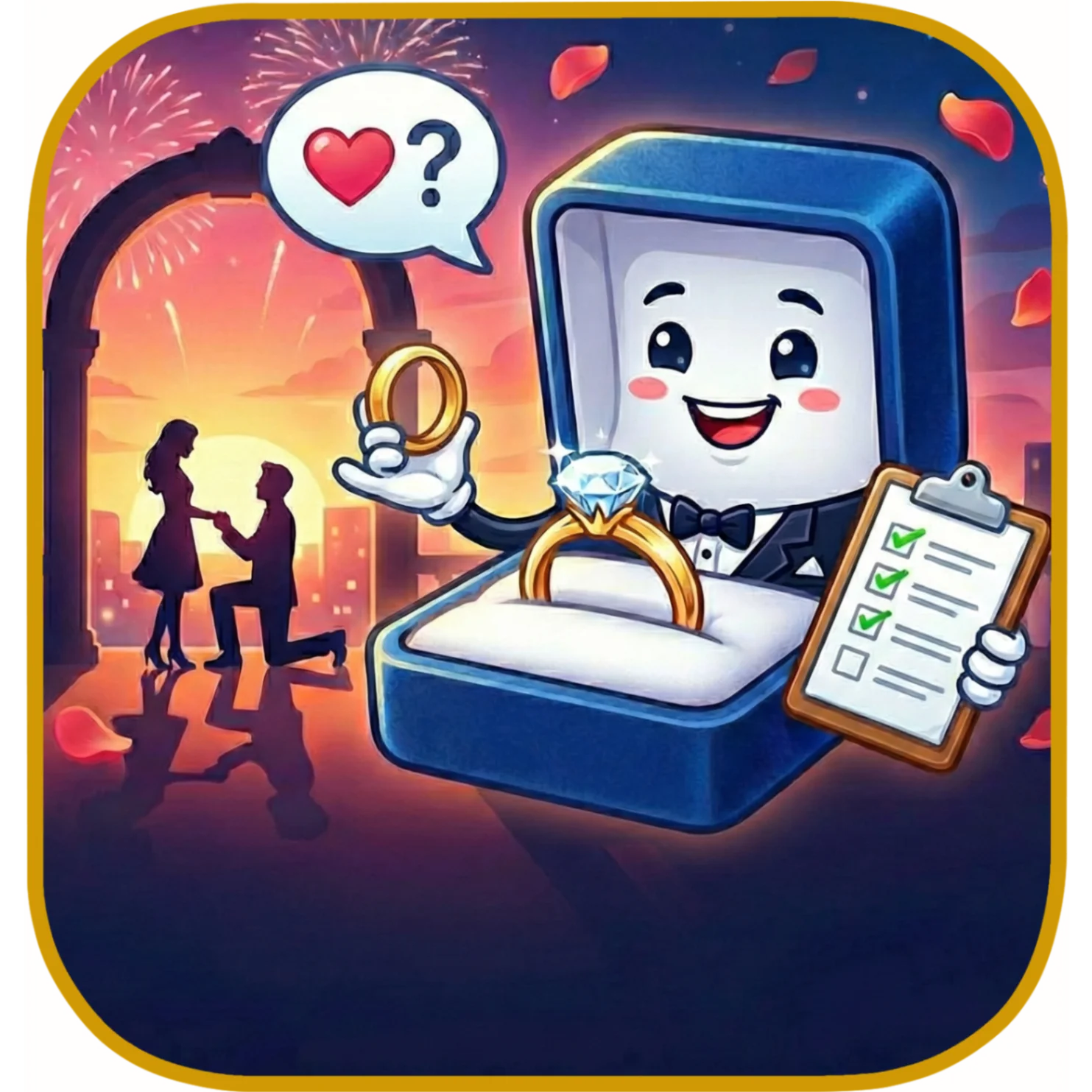 Proposal Planner - Interactive dating tool for couples to plan dates and strengthen relationships