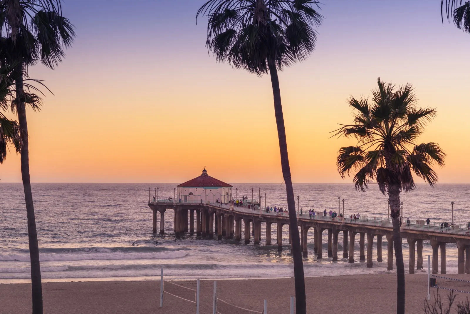 Romantic couple enjoying coastal romance in Los Angeles - perfect date planning destination with stunning city views and intimate atmosphere