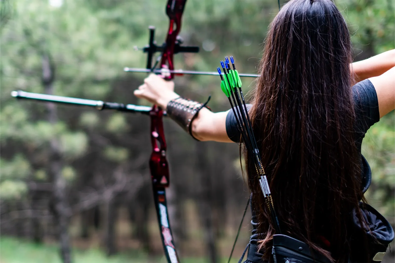Indoor archery range Seattle couples adventure date experience