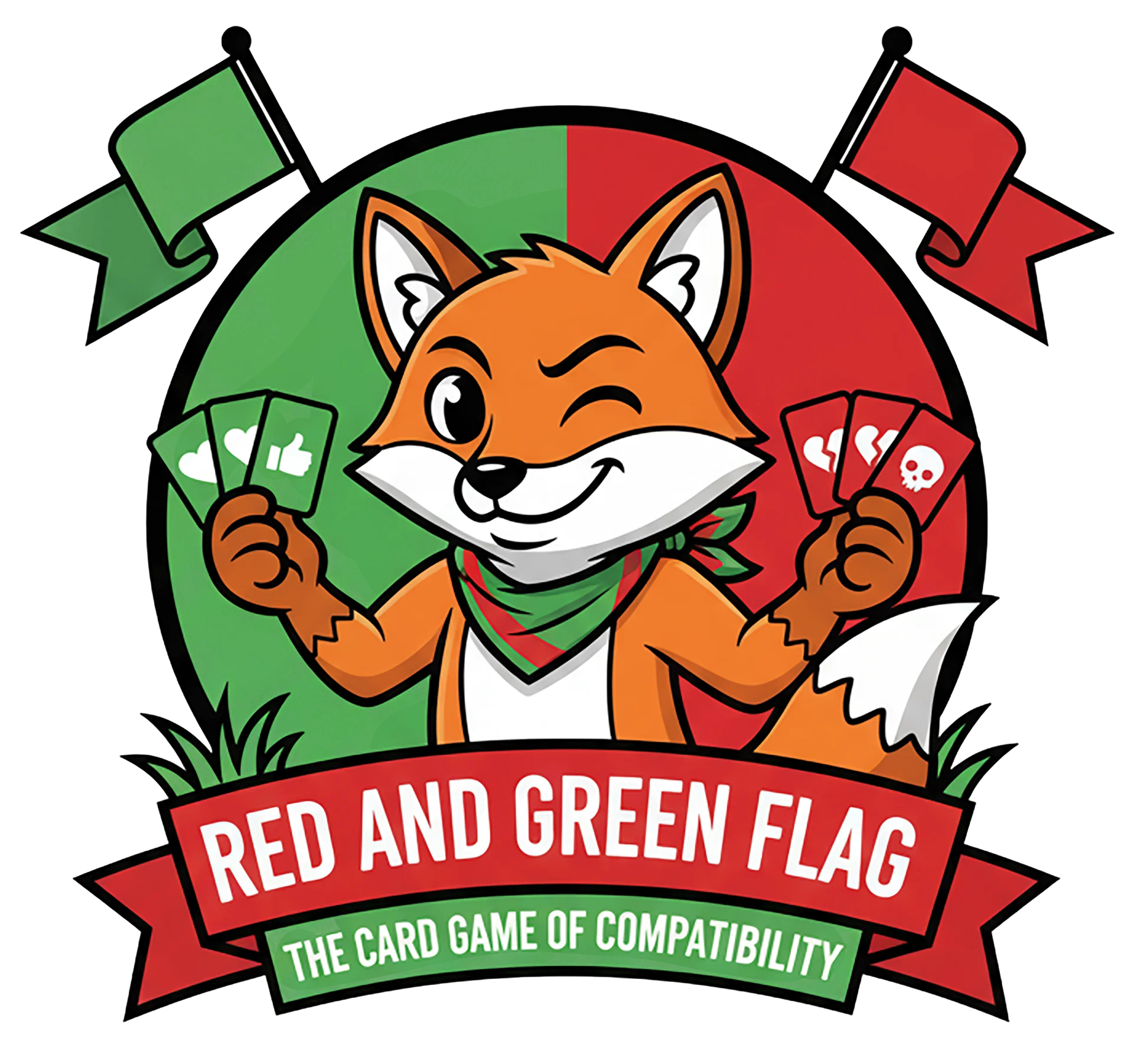 Red Flag Green Flag Dating Game mascot